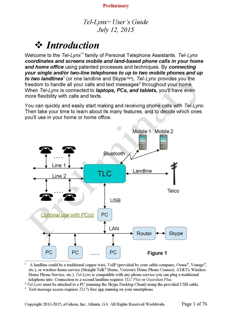 nVideon TLC user guide