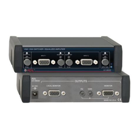 RDL EZ-VM22E User manual