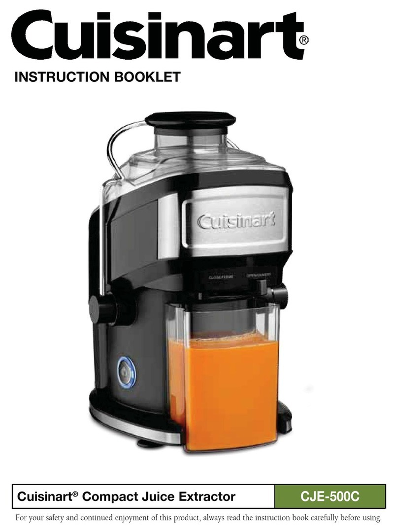 Cuisinart CJE-500C User manual