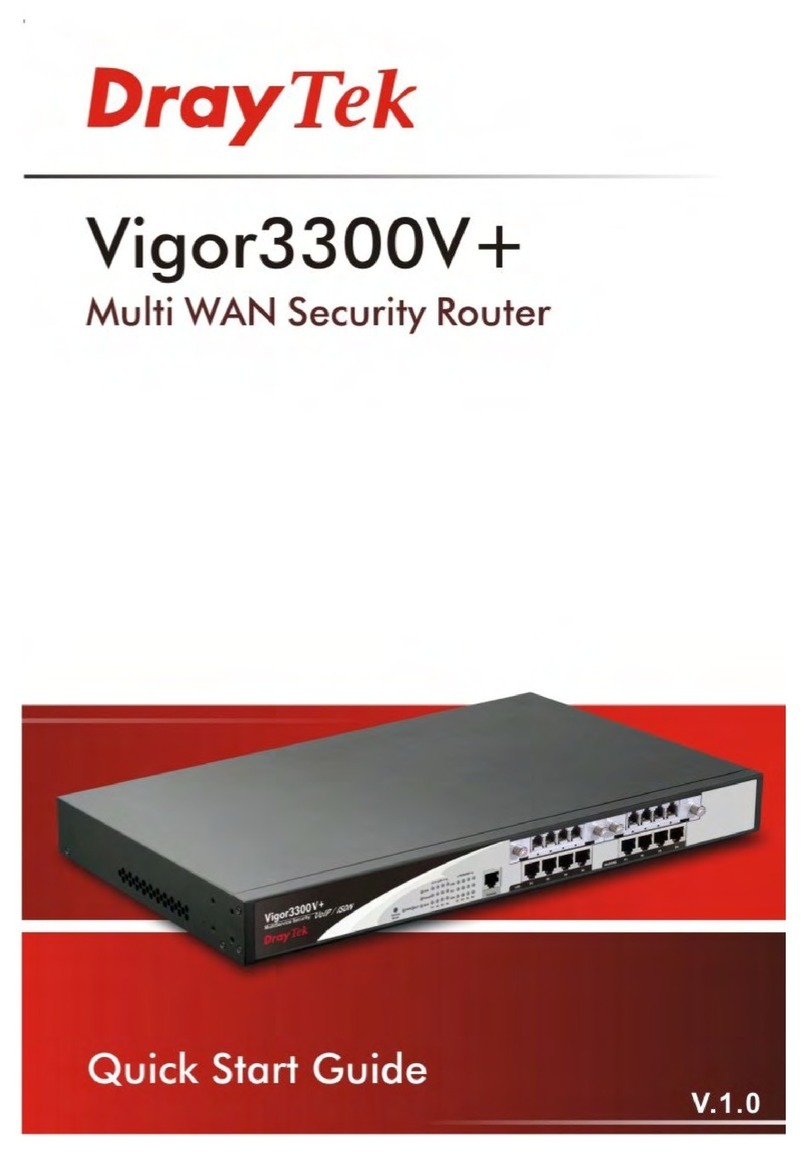 Draytek Vigor3300V+ quick start guide