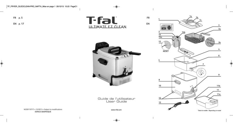 T-Fal Ultimate EZ Clean User manual