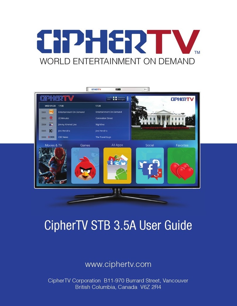 CipherTV STB 3.5A user guide