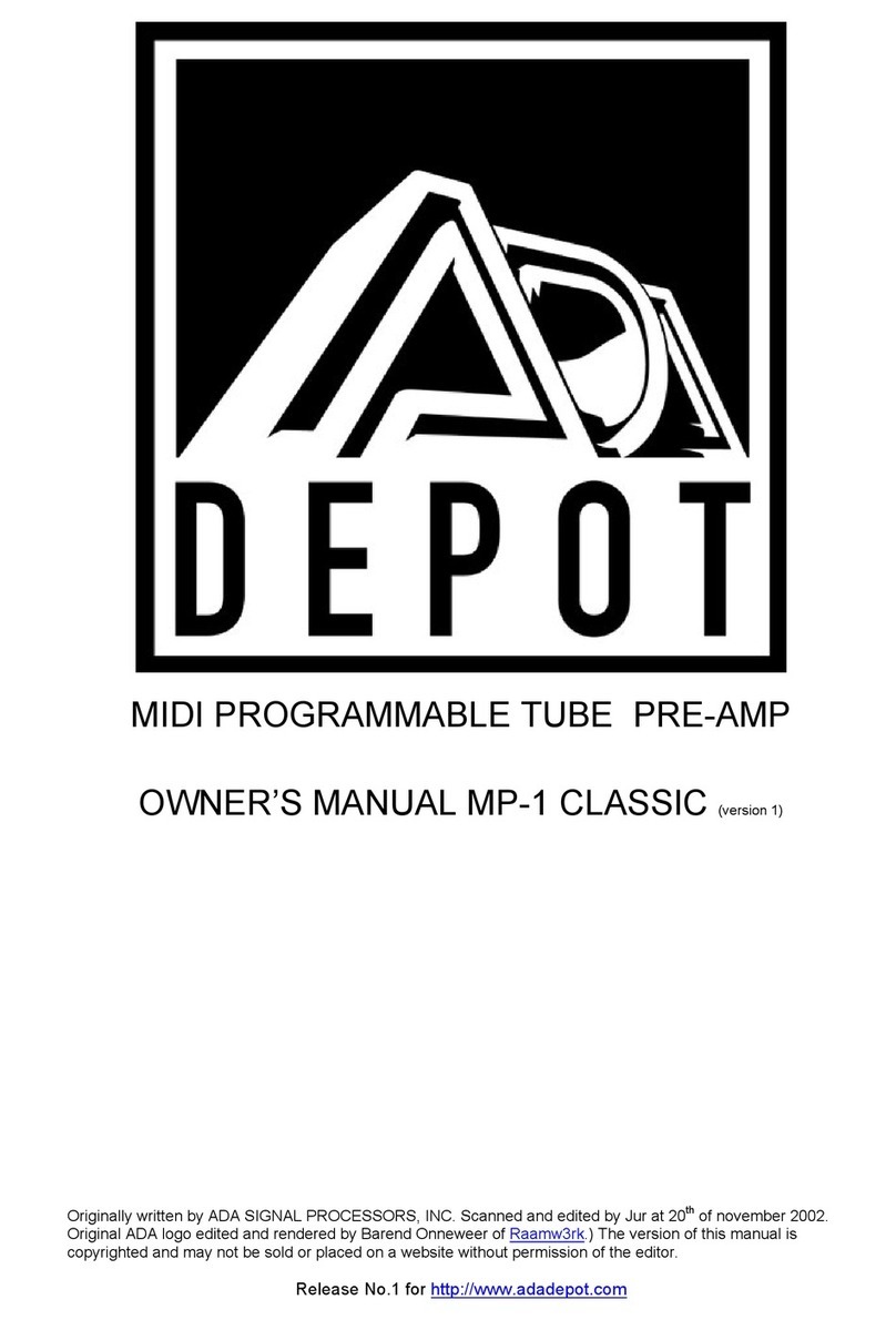 A/DA MP-1 User manual