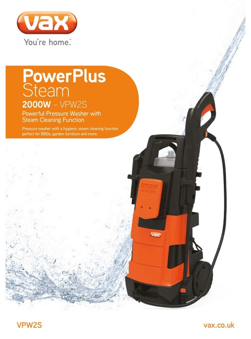 Vax VPW2S PowerPlus STEAM User manual