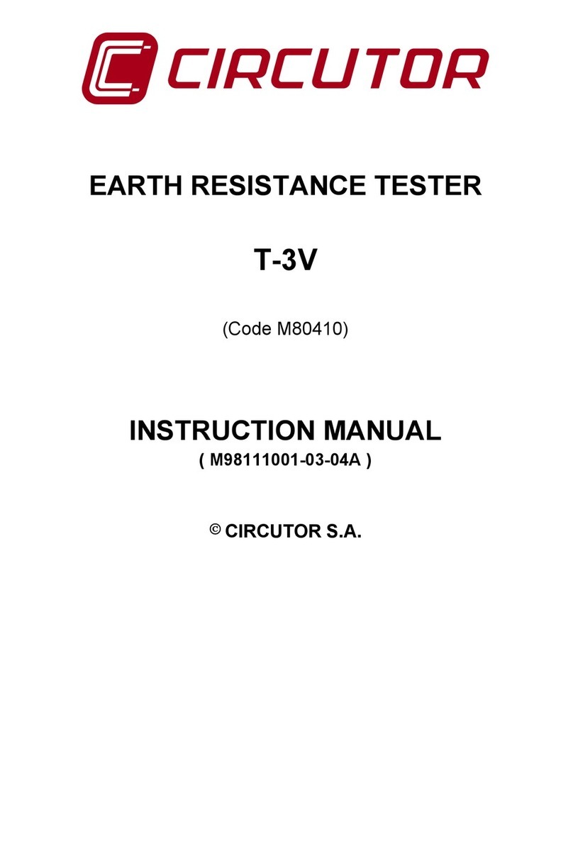 Circutor T-3V User manual