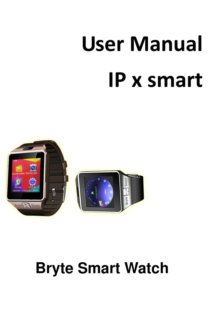 Bryte Smart Watch user manual
