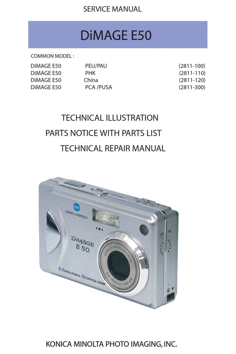 Konica Minolta DiMAGE E50 User manual