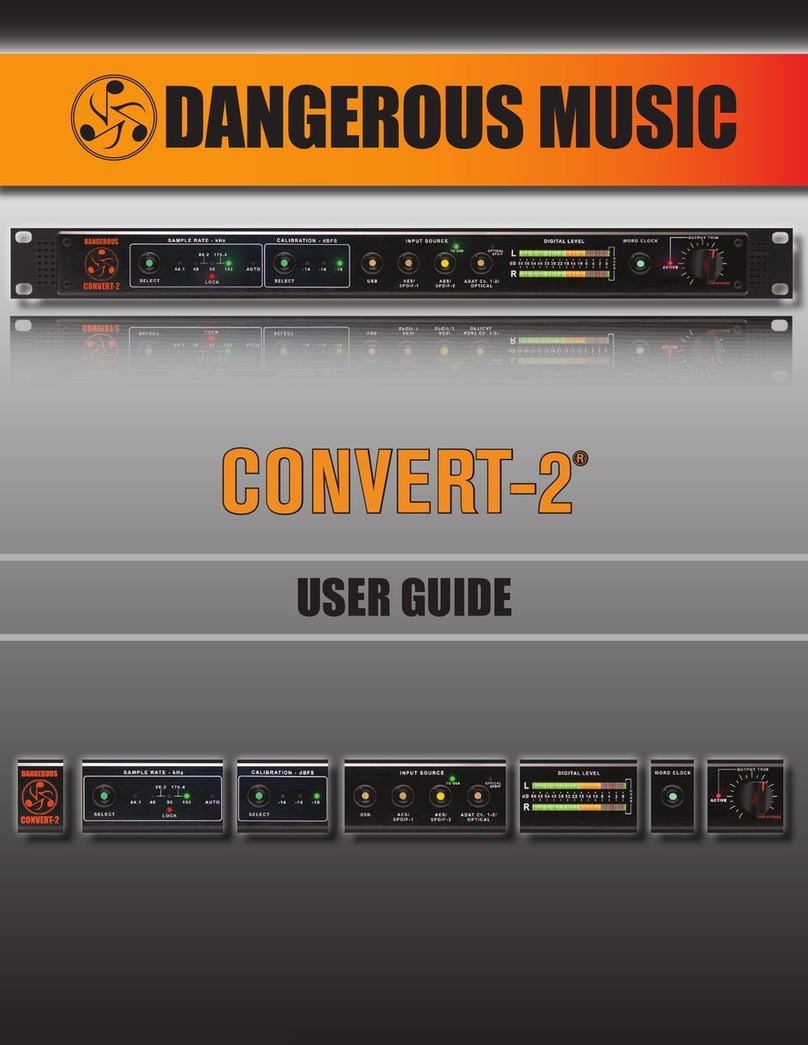 Dangerous Music Convert-2 user guide