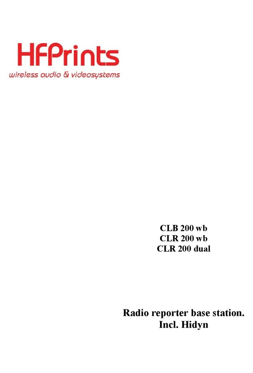 H.F.Prints CLB 200 wb user manual
