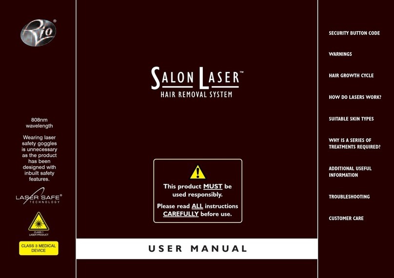 Rio Salon Laser user manual