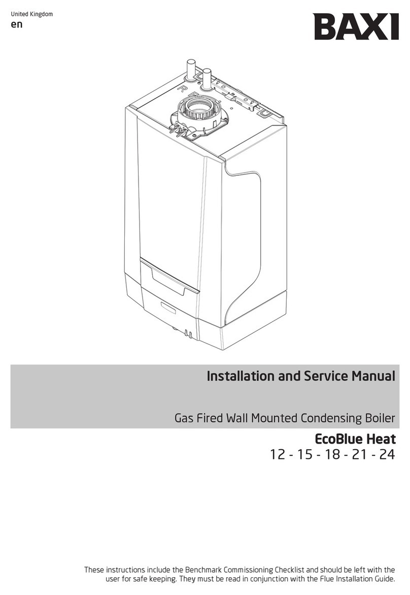 Baxi EcoBlue 12 Heat ErP Installation and service manual
