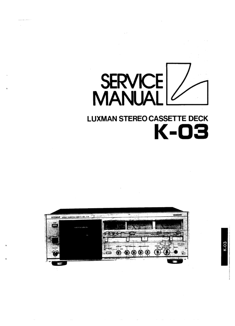 Luxman K-03 User manual