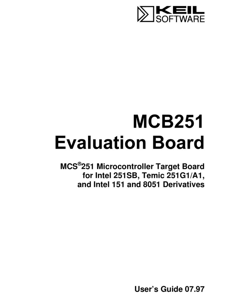 Keil MCB251 User manual
