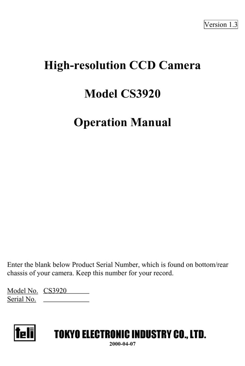 Teli CS3920 User manual