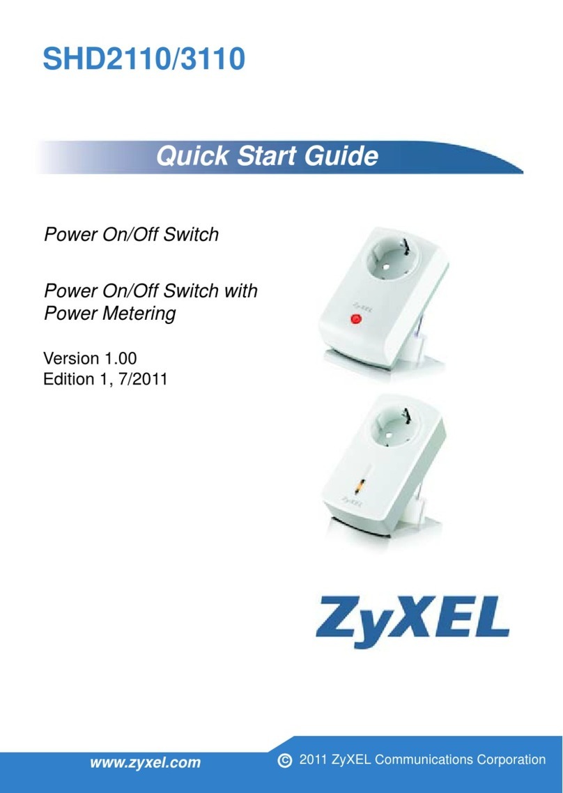 ZyXEL Communications SHD2110 quick start guide