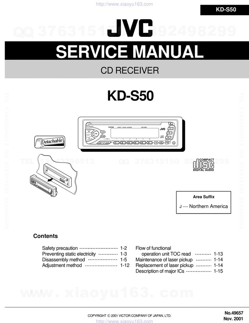 JVC KD-S50 User manual