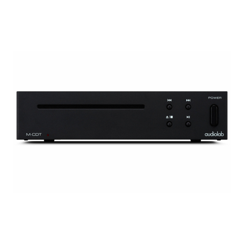 Audiolab M-CDT User manual