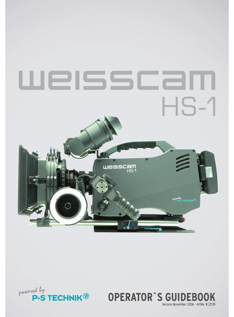 P+S Technik Weisscam HS-1 Operator's guide
