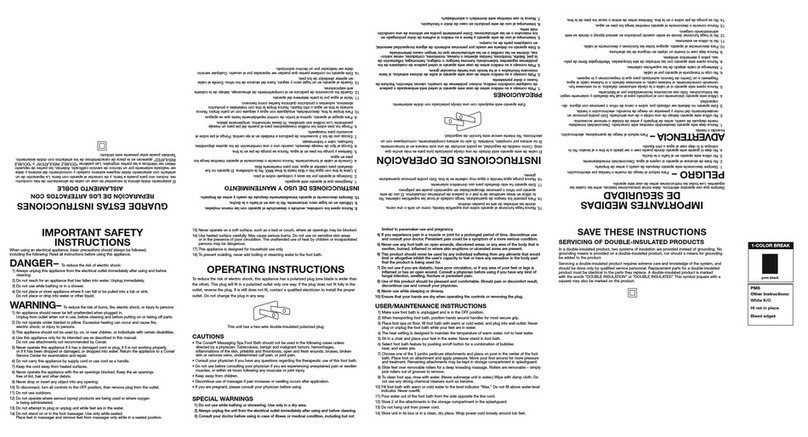 Conair FB29RR User manual