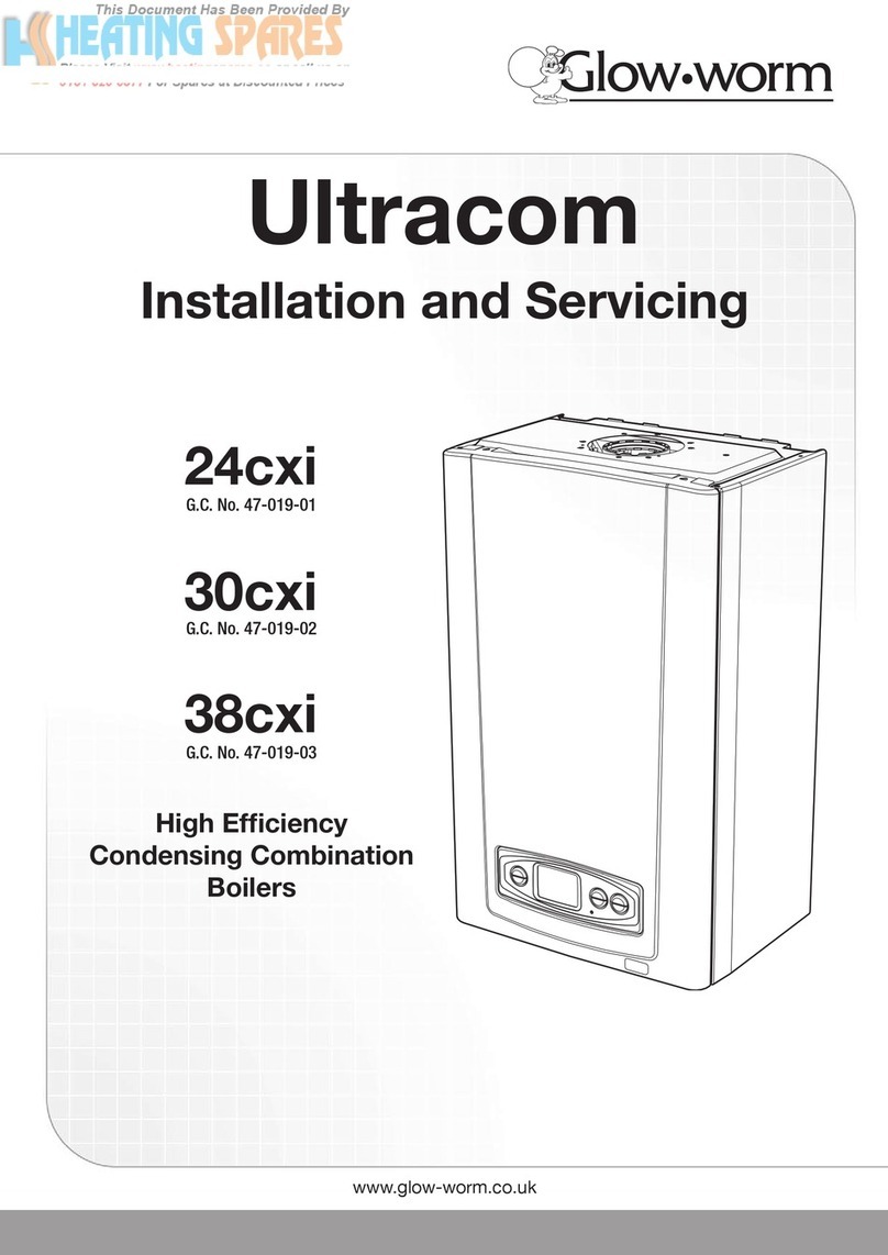 Glowworm 38cxi Installation and servicing