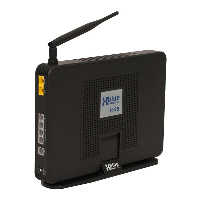 Xblue Networks X-25 User manual