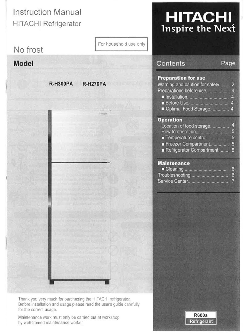 Hitachi R-H300PA instruction manual