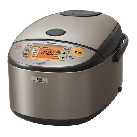 Zojirushi NP-HCC10 operating instructions