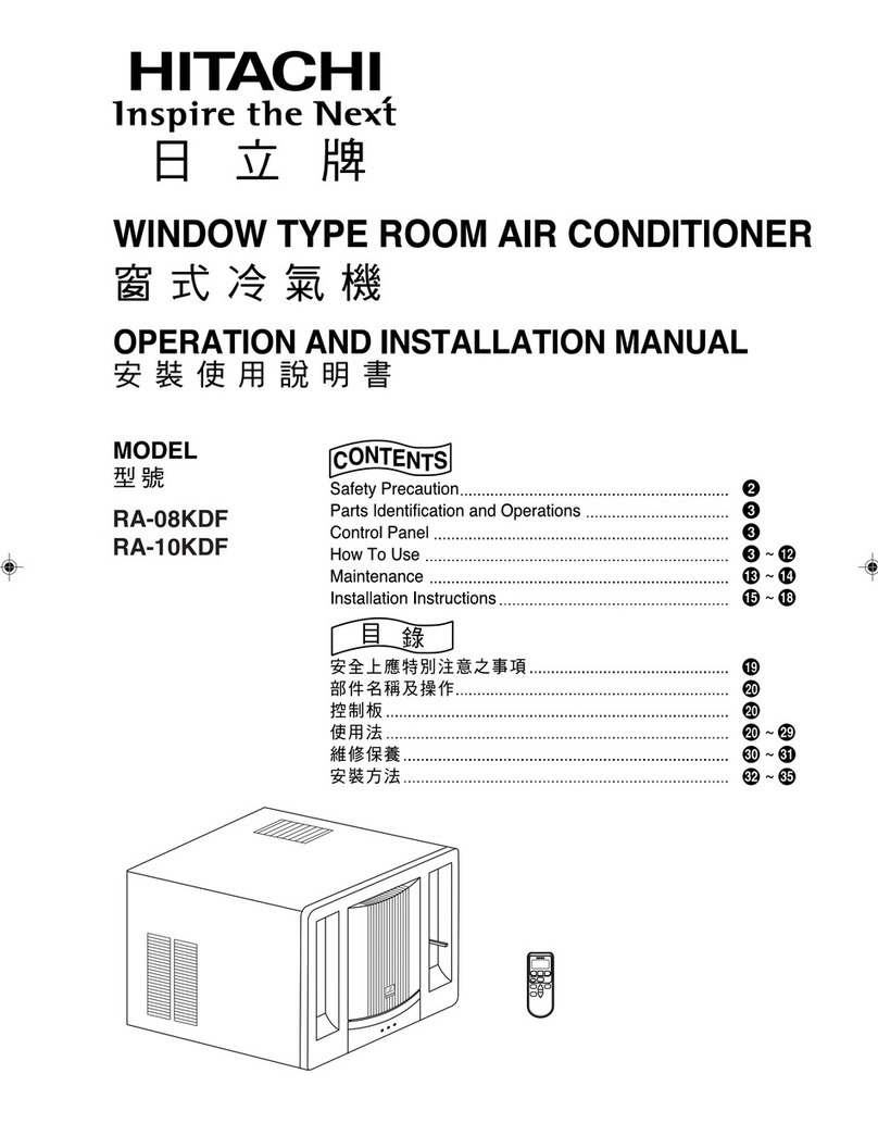 Hitachi RA-10KDF Specification sheet