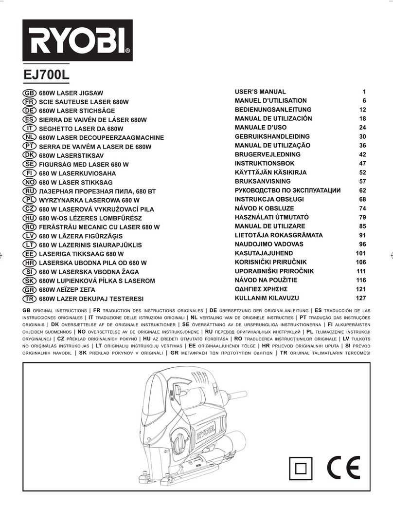 Ryobi EJ700L user manual