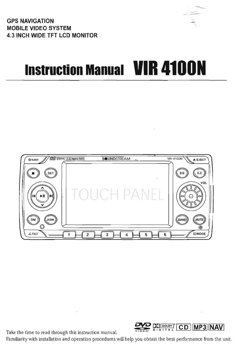 Soundstream VIR 4100N instruction manual