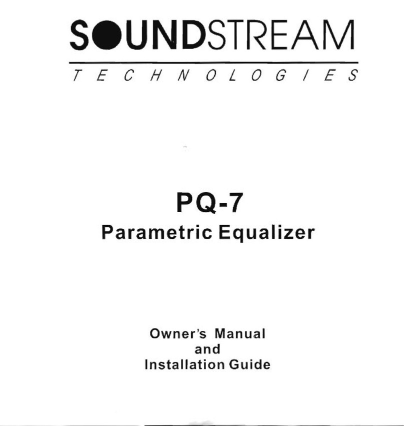 Soundstream PQ-7 Programming manual