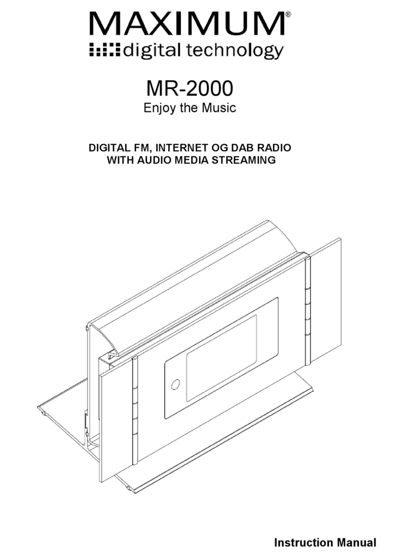 Maximum MR-2000 instruction manual