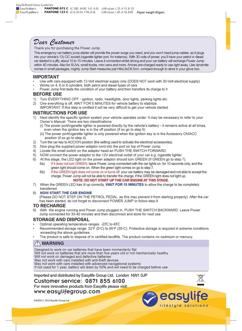 Easylife EL5550 instruction manual