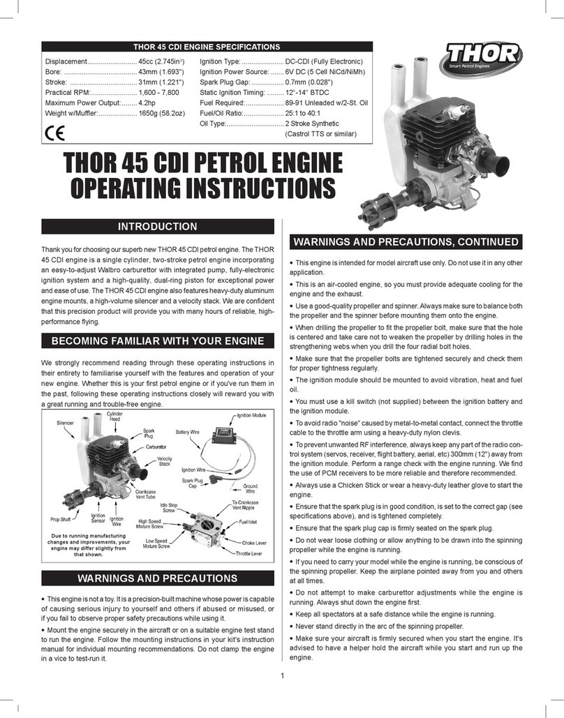 THOR THOR 45 CDI operating instructions