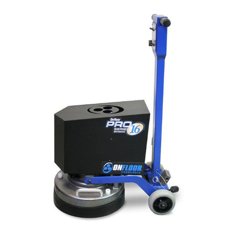 Onfloor PRO SERIES 16 Safety, operation manual & parts list