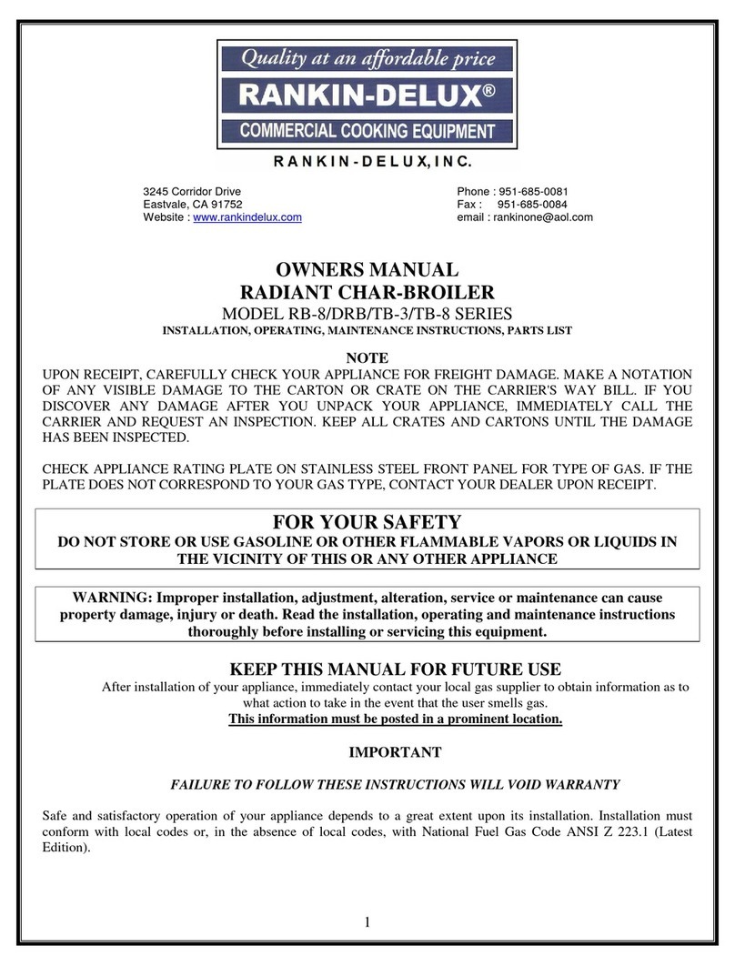 Rankin-Delux RB-8 series owner's manual Rankin-Delux RB-8 series owner's manual