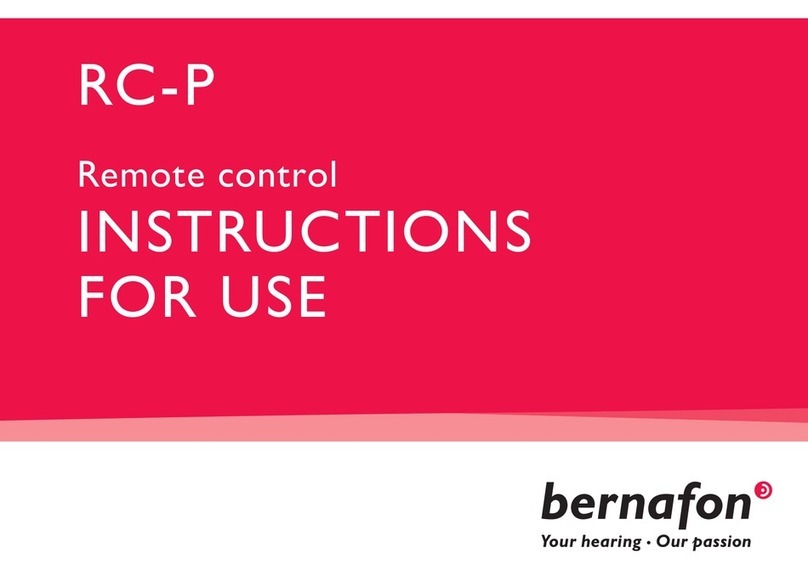 Bernafon RC-P Instructions for use