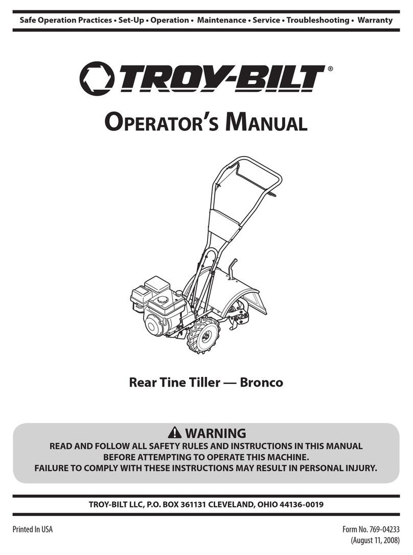 Troy-Bilt Super Bronco Operator's manual