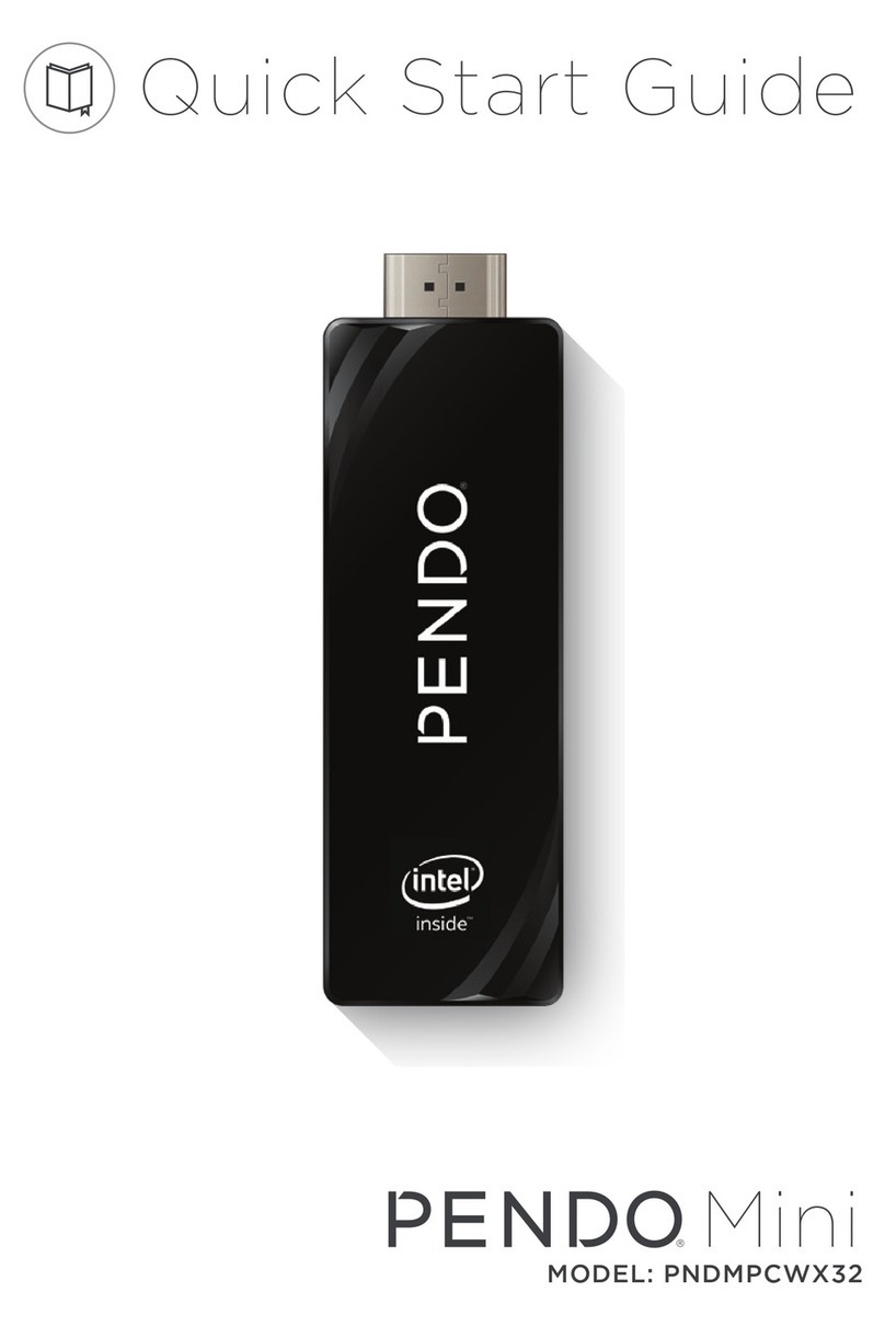 Pendo PNDMPCWX32 quick start guide