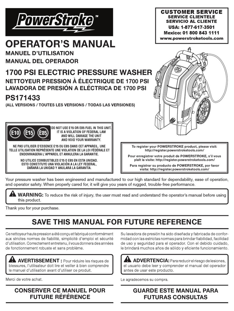 Power Stroke PS171433 Operator's manual