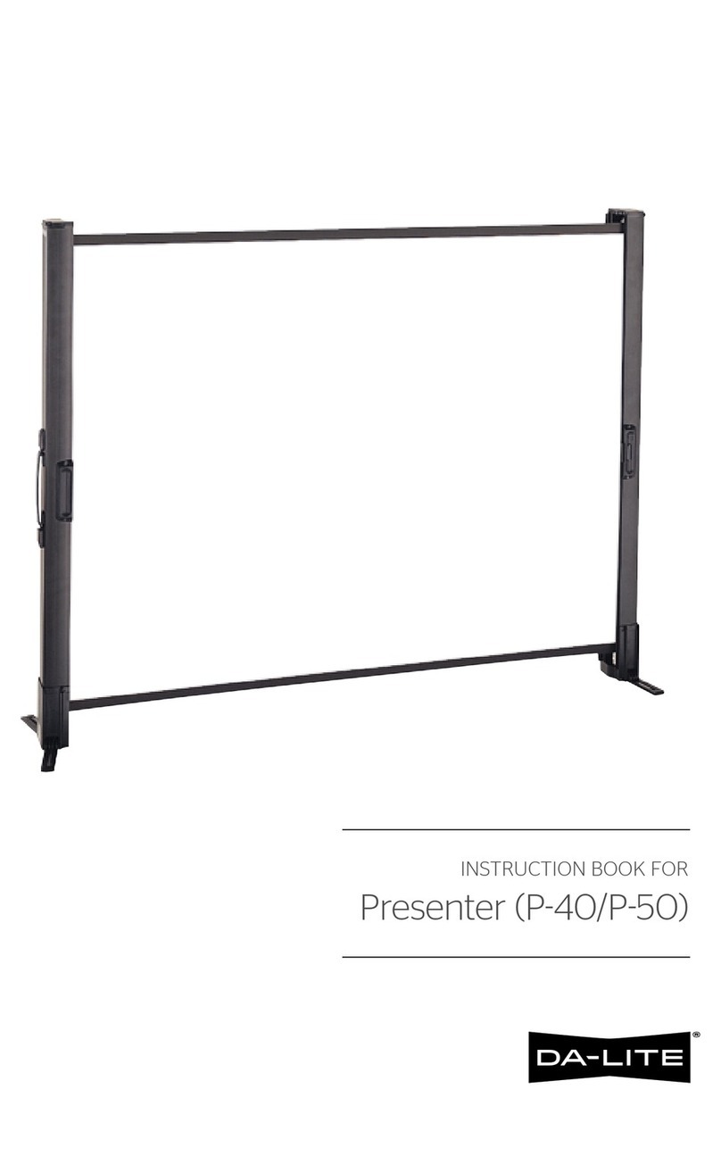 Da-Lite Presenter P-40 User manual