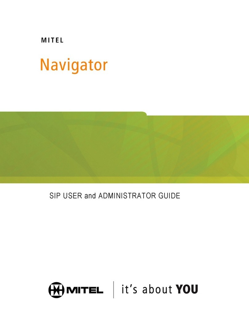 Mitel NAVIGATOR Service manual