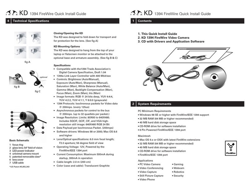 KD 1394 FireWire Quick install guide