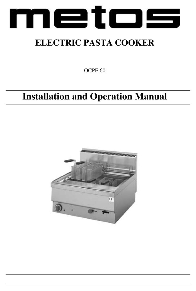 Metos OCPE 60 User manual