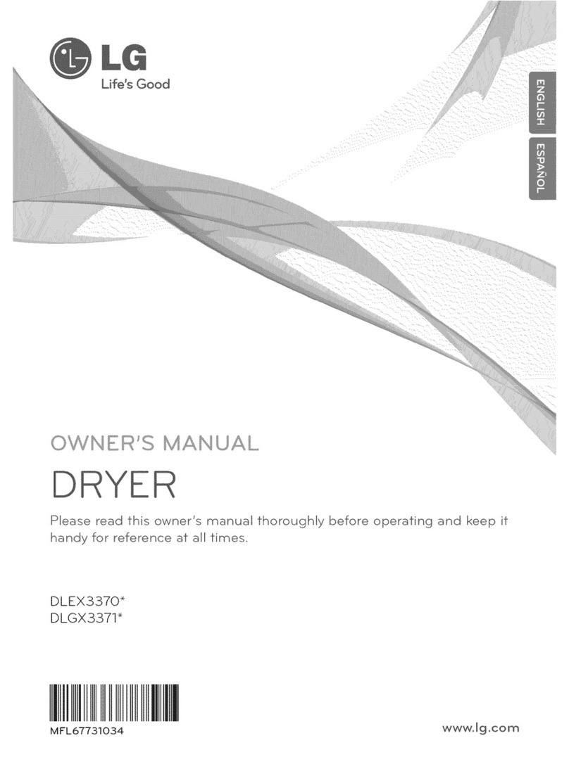 LG DLEX3370 series User manual