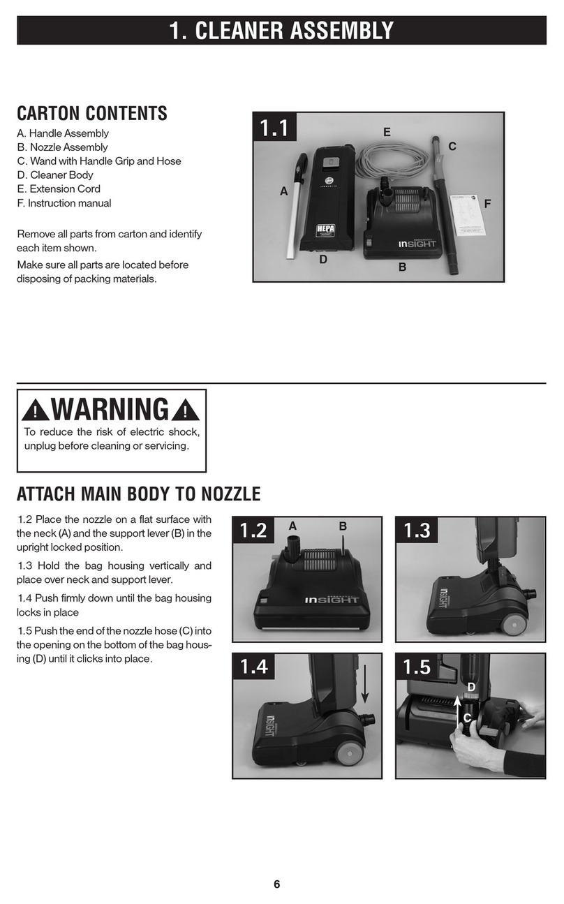 Hoover Insight User manual