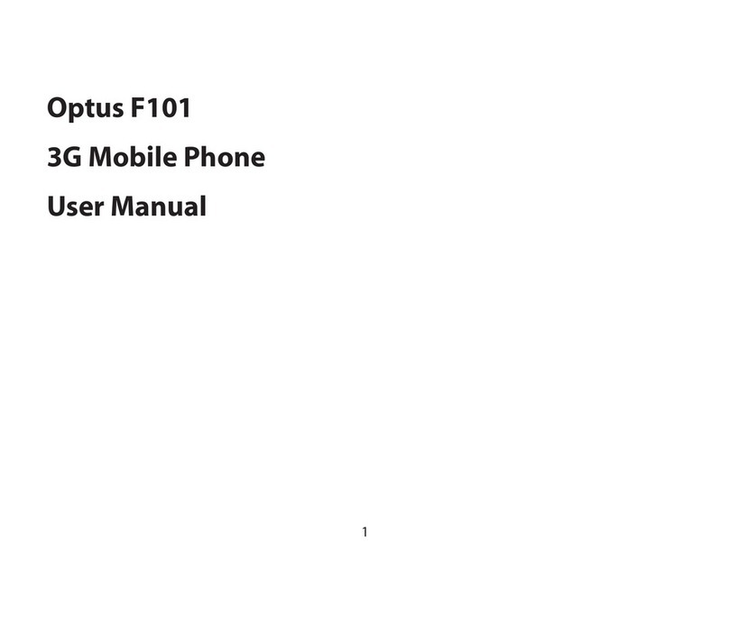 Optus F101 User manual
