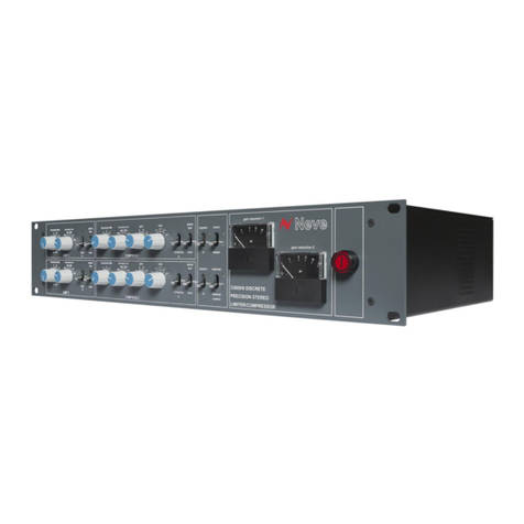 Neve 33609/N user manual