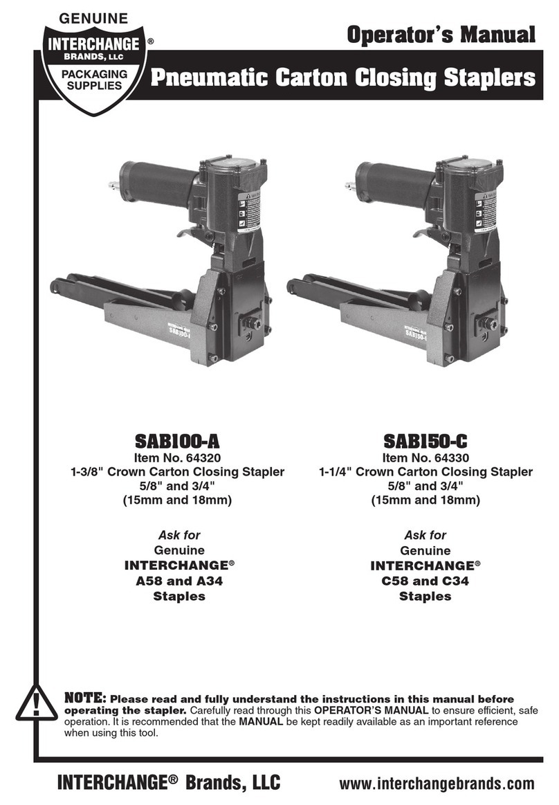 Interchange SAB100-A Operator's manual
