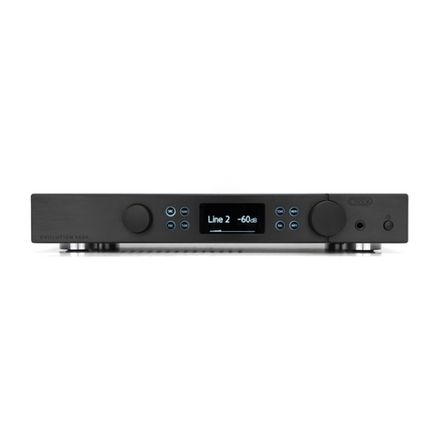 Creek Audio EVOLUTION 100A instruction manual